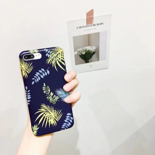 Для iPhone 6 S чехол новый милый мультфильм листья мягкой silicagel TPU для плюс 6splus задняя