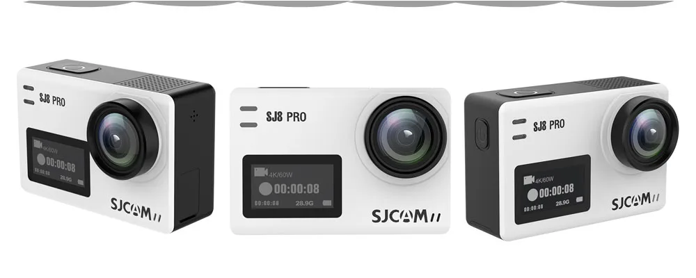Экшн-камера SJCAM SJ8 PRO, 4 K, WiFi, для экстремальных видов спорта, DV, для активного отдыха, 2,33 ips, сенсорный экран, 30 м, водонепроницаемая, 12MP, SJ, Спортивная камера