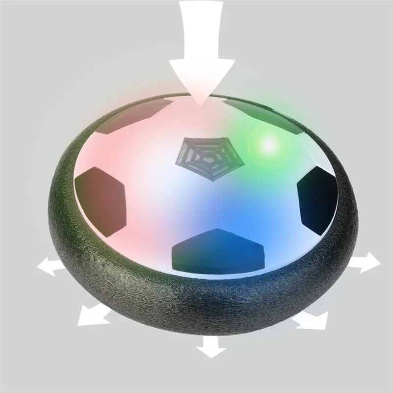 LED Air Power тренировочный мяч Футбольная цель набор Hover Ball с 2 воротами подарок для