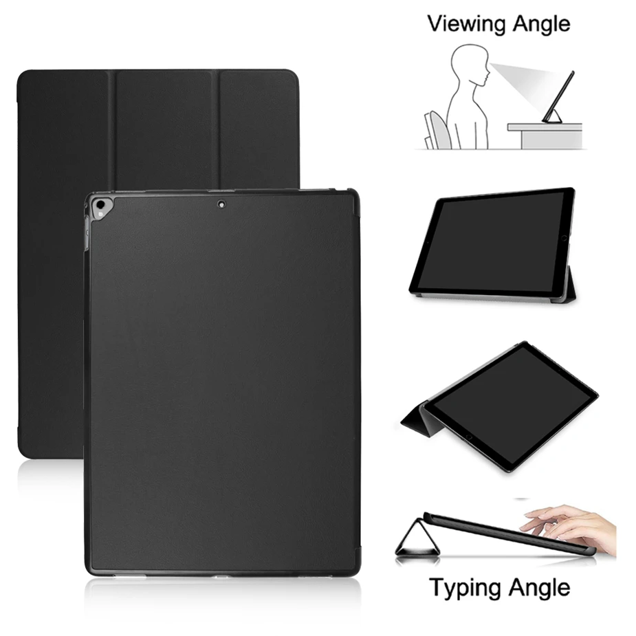 Защита экрана стекло+ чехол для iPad Pro 12,9 // PU кожаный Умный Магнитный чехол для Apple i Pad pro12.9