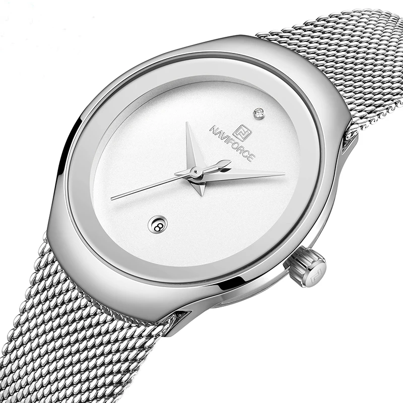 NAVIFORCE Watch Women Simple Casual Date Waterproof Quartz Wristwatch Fashion Ladies Watches Clock Female Relogio Feminino 2019