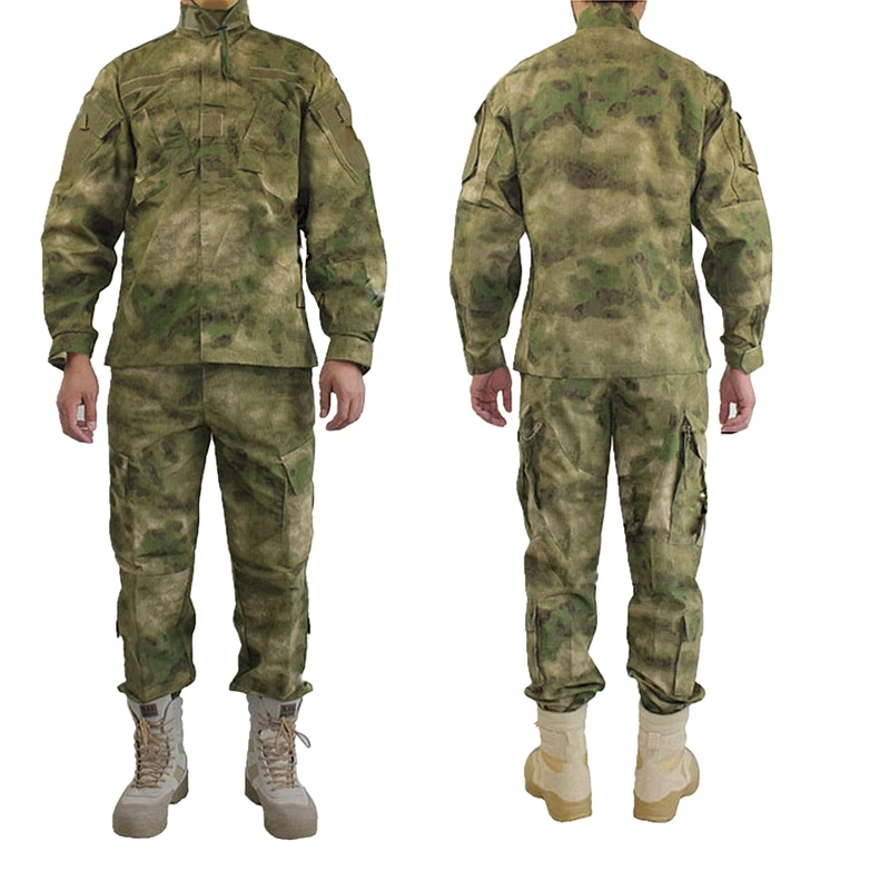 Уличная Военная униформа Camofluage Tactical Atacs A tacs FG камуфляжная прочная рубашка и брюки