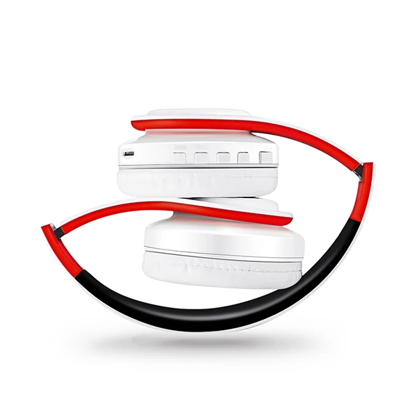 white red Спортивные bluetooth-наушники, беспроводные наушники, гарнитура для бега, стерео, поддержка SDcard, защита от пота, со встроенным микрофоном для смартфона - Цвет: white red