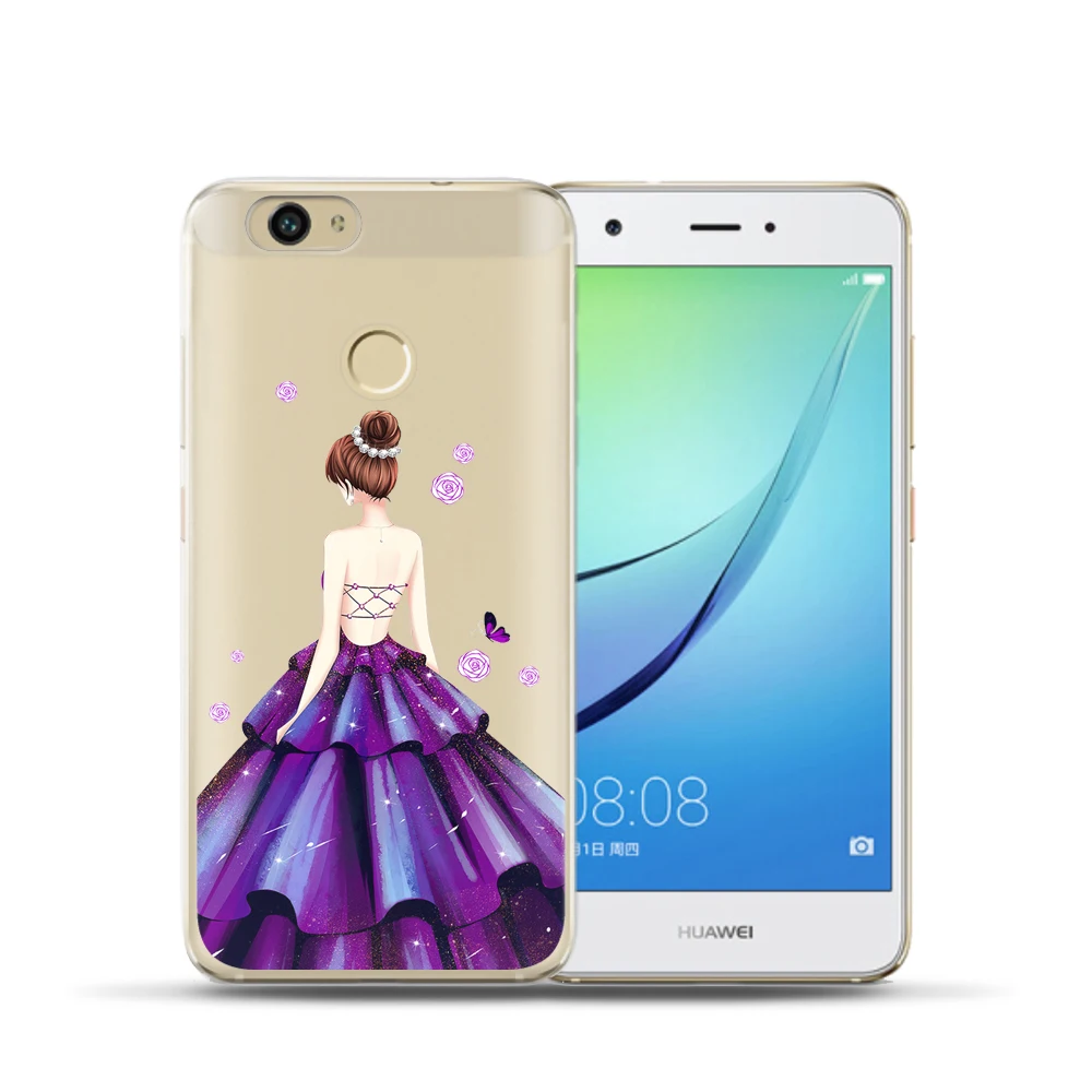 Модный изящный Мягкий Силиконовый ТПУ чехол для телефона Huawei Honor 9 6A P10 Y5 Y6 II Pro Y7 Nova