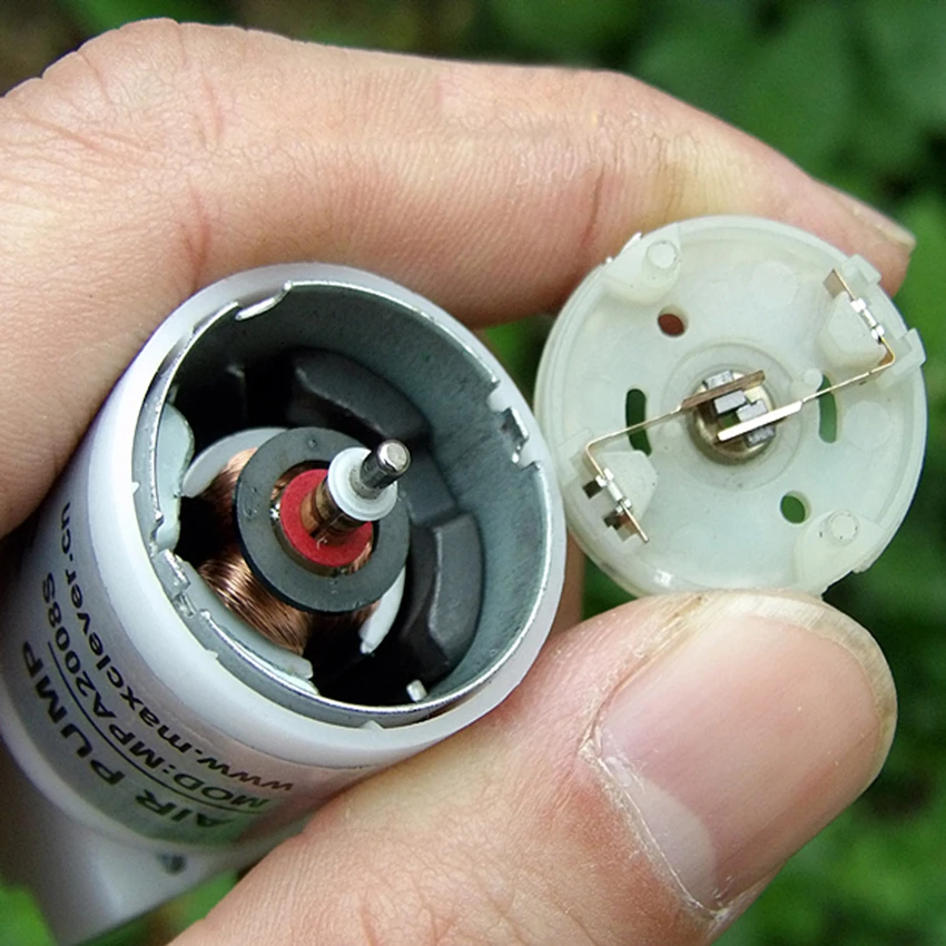 Мини Давление воздушный насос с источником питания от постоянного тока 6 12V