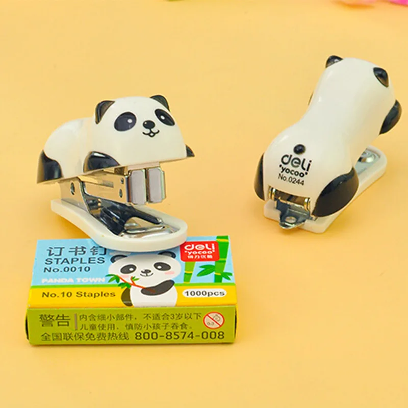 1 шт. набор мини степлера в виде панды|stapler set|panda staplermini stapler set |