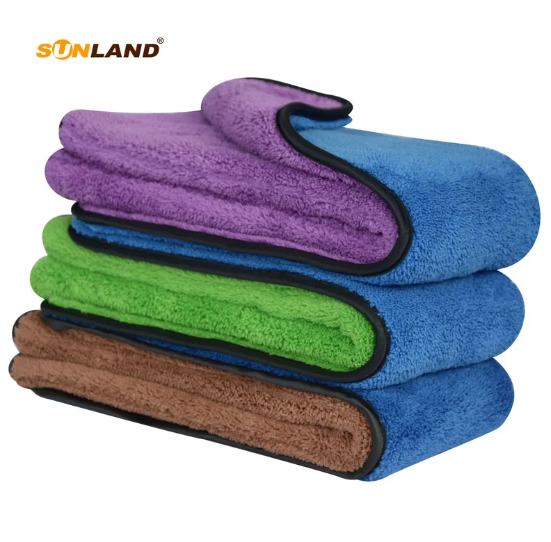 

720gsm Plush Microfiber Towel Car Cleaning Towel High Quality Car Care Cloth Absorbent Machine Washable 40cmx40cm 20 PCS