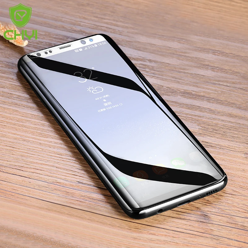 Изогнутая 3d пленка CHYI для Samsung Galaxy S10 + защита экрана с закругленными краями S8 S9 Plus