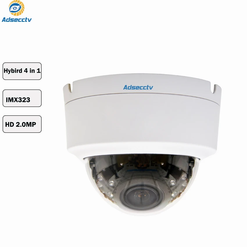 Купольная камера видеонаблюдения SONY IMX323 вариофокальный объектив 1080P гибридный AHD