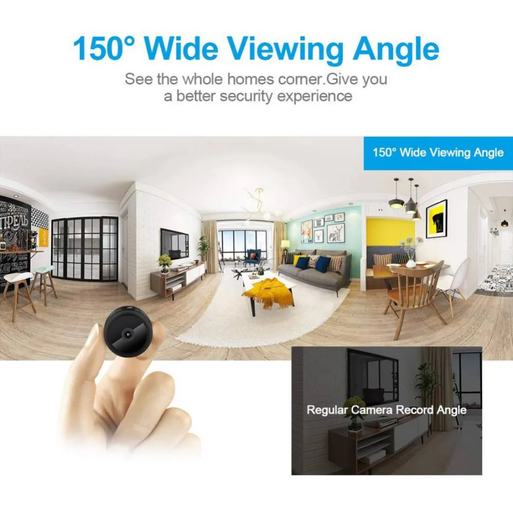 Новая A9 Full HD 1080P беспроводная Wifi камера инфракрасного ночного видения микро IP P2P