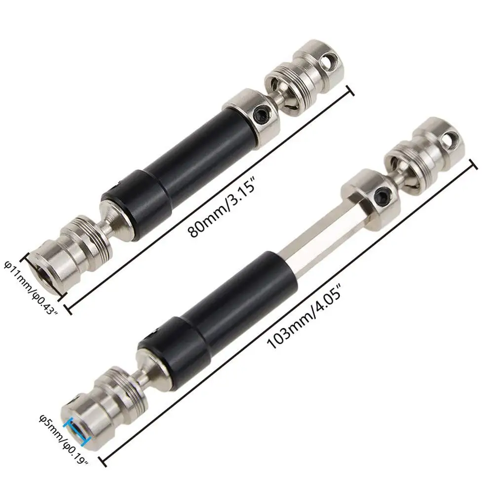 

2019 New Metal Rear Drive Shaft CVD For WLtoys 12428 12423 FY03 12628 1/12 RC Car Crawler