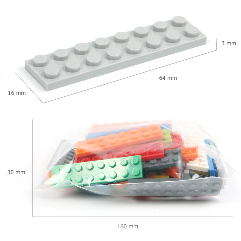 Конструктор 2 х8 100 г/лот совместим с конструкторами