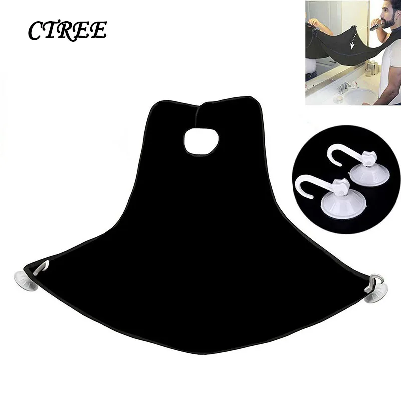

CTREE 1Pcs Beard Hair Bathroom Storage Shaving Cloth Hair Beard Shaving Cloth Suction Cup Set Fashion Waterproof Non-stick C414