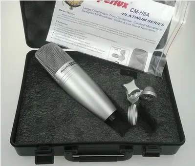 Superlux CM-H8A professional recording microphone Large diaphragm condenser with case package | Электроника