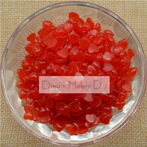 6mm Jelly Red 500pcs 4 мм/6 мм/8 мм DIY кулон аксессуары для ювелирных изделий кабошон купола Круглые Капли воды прозрачный клей бусины - Цвет: 6mm Jelly Red 500pcs