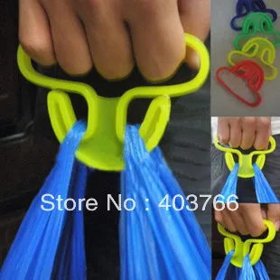 Freeshipping Portable Plastic Bags-lifting Device/Hand-held Hanging Ring/Carrying Helper |