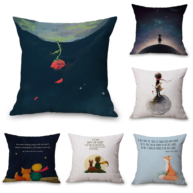 Лисичка Le Petit Prince наволочка для тела льняная кровать подушки путешествий чехол