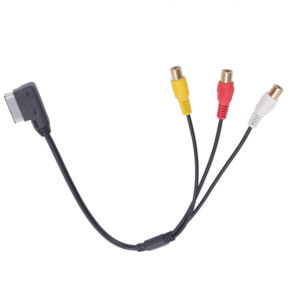 AtoCoto автомобильный 3 RCA аудио видео вход к AMI MMI преобразователь интерфейса