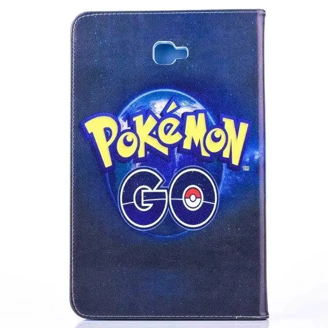 Чехол для Samsung Galaxy Tab A A6 10,1 T580 T585 T580N чехол «Pokemon Go» с забавным рисунком Пикачу tablet крышка флип-чехол с подставкой coque para