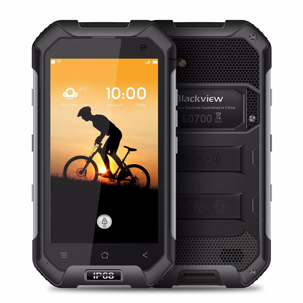 Смартфон Blackview BV6000 4 7 дюймовый экран MT6755 Восьмиядерный 4G водонепроницаемый IP68
