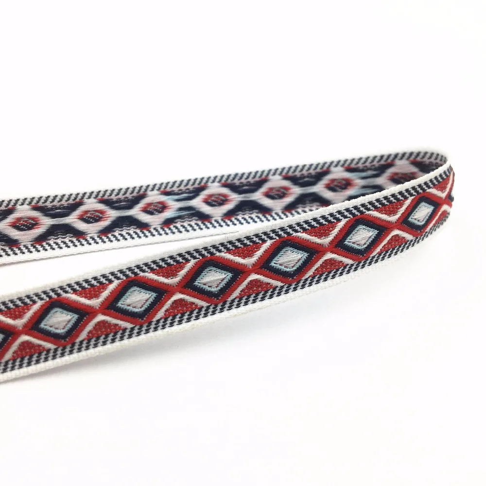 15 мм односторонняя жаккардовая лента 10 ярдов/партия Национальный Ветер вышивка