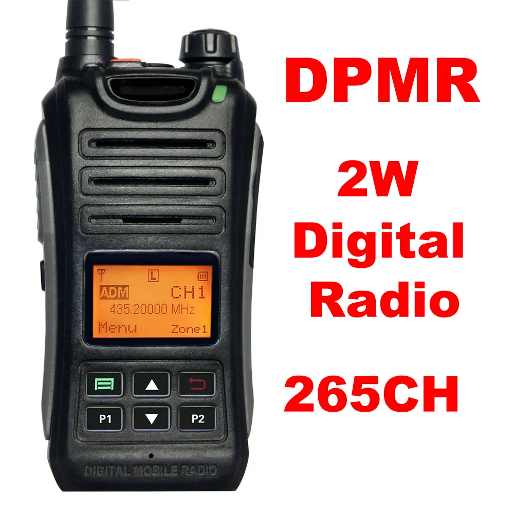 Цифровая рация DPMR TS209D 2 Вт dmcss/DCS UHF 400-470 МГц 256 каналов ЖК-дисплей SMS