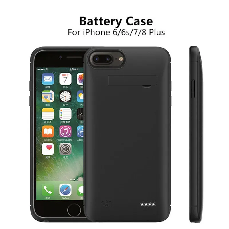 5200 мАч портативное зарядное устройство чехол для iPhone 8/7/6s плюс Power Bank 8/7/6s/6 Plus