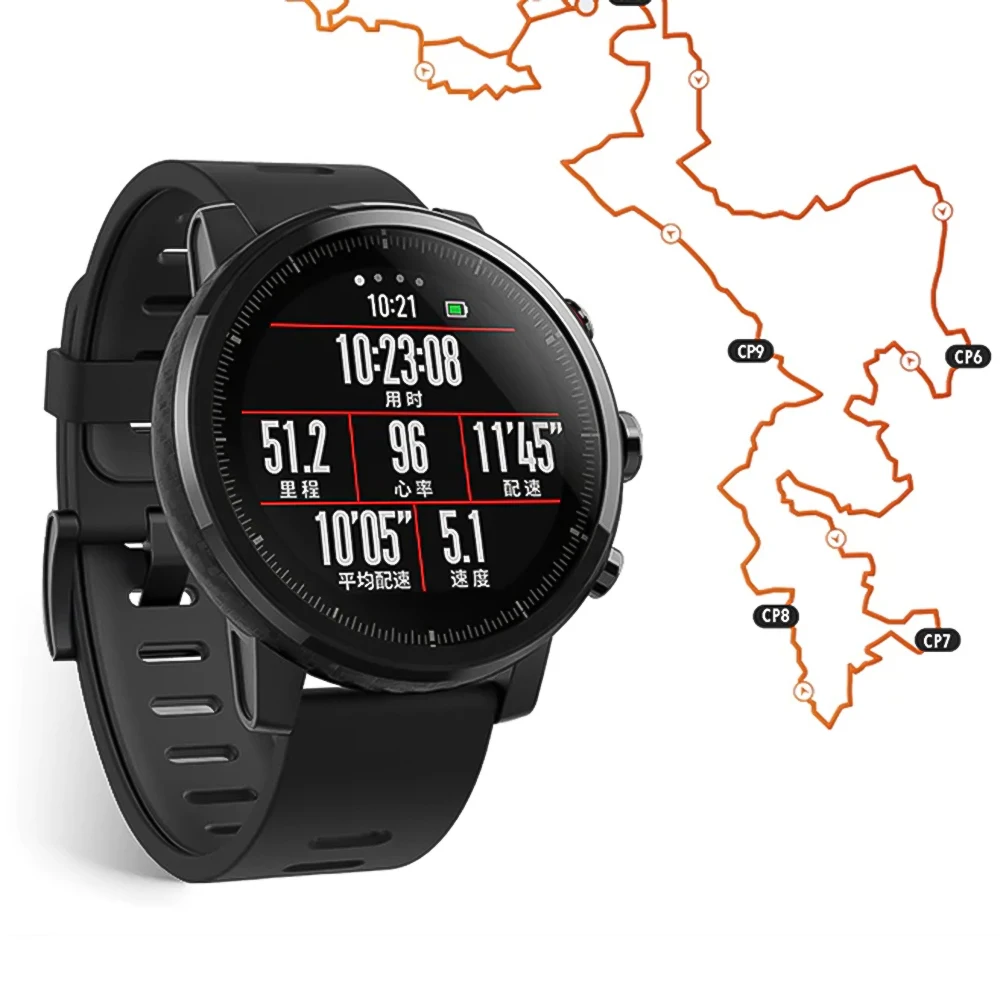 Глобальная версия Xiaomi Huami Amazfit 2 Stratos Pace монитор сердечного ритма Смарт-часы с gps 5ATM