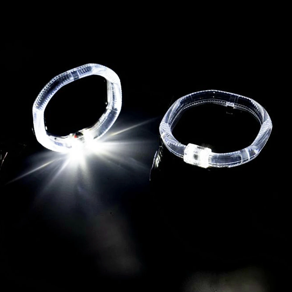 2,5 дюймов Автомобильный Стайлинг Биксенон объектив проектора led день U форма DRL ангельские глазки комплект для сборки автомобиля подходит для h1 h4 h7 модель ксеноновой лампы