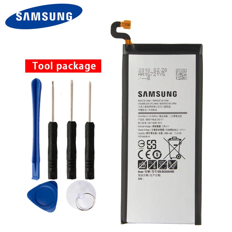 Оригинальная Аккумуляторная батарея Samsung GALAXY S7 EB BG930ABE G930F G930A G930L G9308 SM G9300 G930 3000