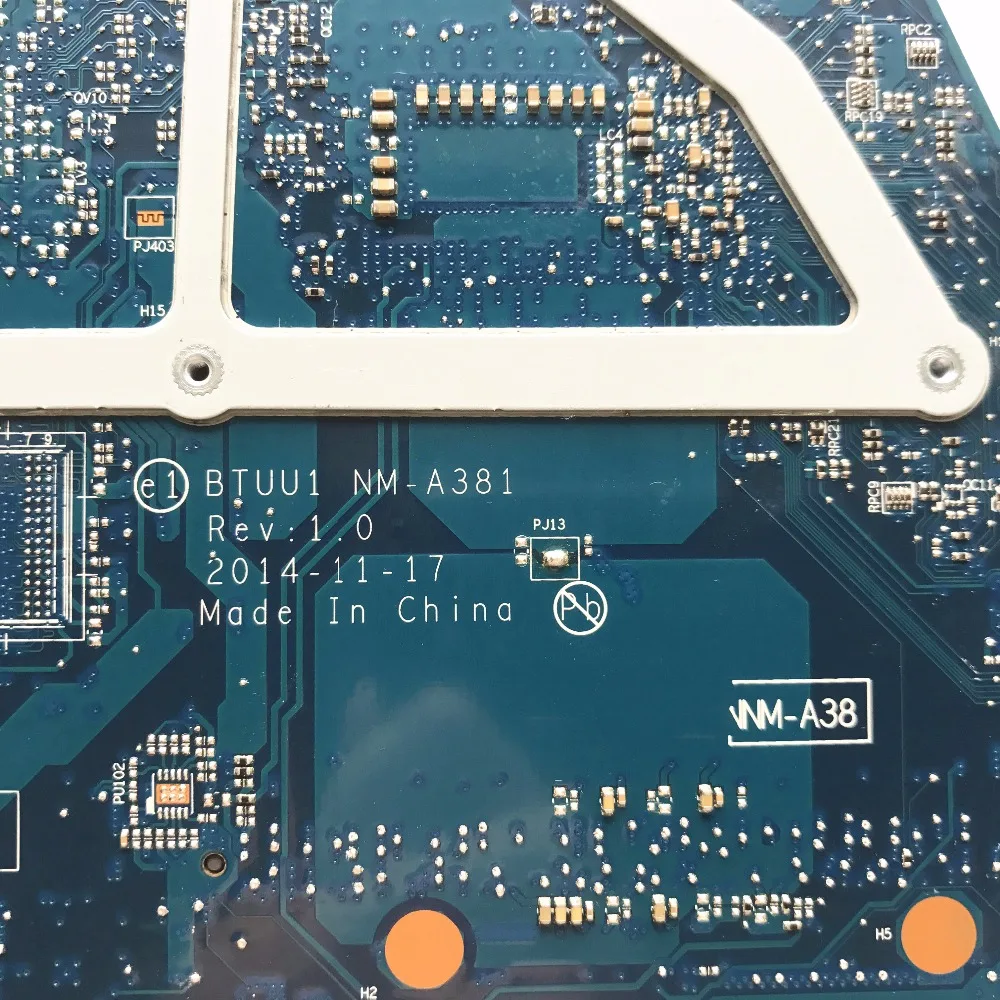 For Lenovo YOGA3 14 YOGA 3 Laptop Motherboard 5B20H35602 NM-A381 With SR23W i7-5500U 2.4GHz CPU MainBoard 100% Tested | Компьютеры и