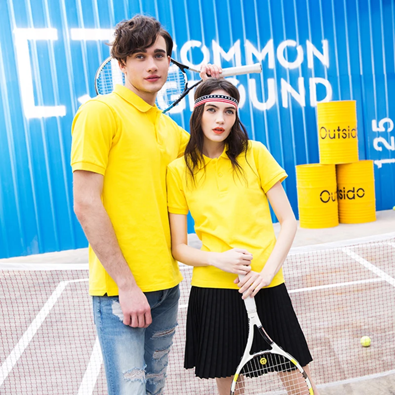 Мужская хлопковая рубашка поло с коротким рукавом однотонная|camisa polo|men polo shirt