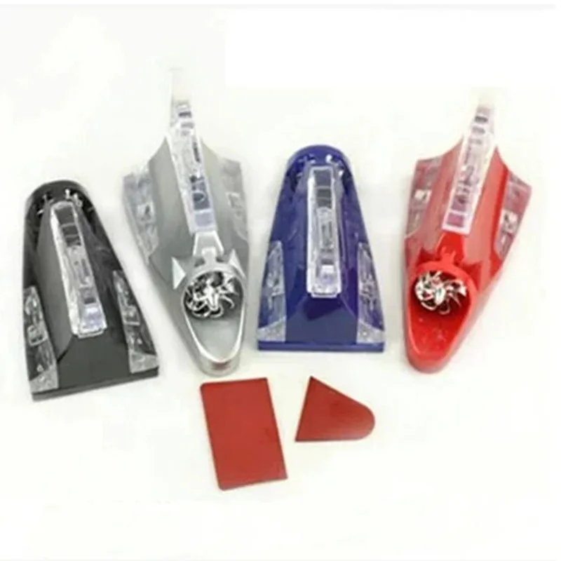 Автомобильная антенна плавник акулы LED энергия ветра освещенные воздушные