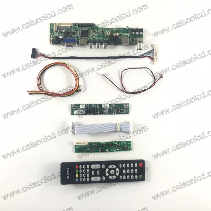 18 5 дюймов ЖК ТВ дисплей полные комплекты Поддержка HDMI/AV/VGA/AUDIO/USB/ТВ для v185BG2-LE1 |