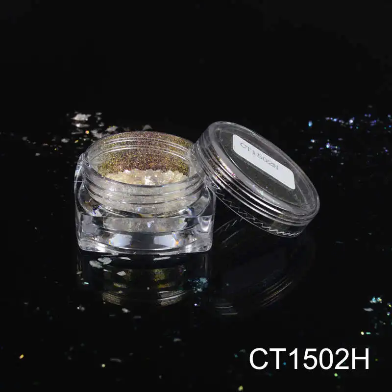CT1502H ZKO 0,2 г сверкающие Необычные Блестки для ногтей, Типсы, украшения, цветной хамелеон, дизайн ногтей, красота, пудра для ногтей - Цвет: CT1502H