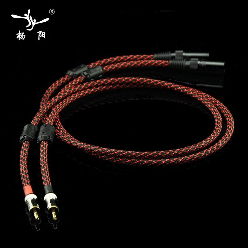 YYAUDIO L 4E6S DIY HIFI 3 5 мм к XLR аудиокабелю штыревой штыревому выделенному аудио кабелю|xlr