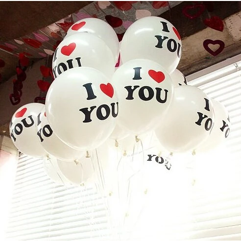 50 шт. романтические воздушные шары I LOVE YOU жемчужные латексные для детского