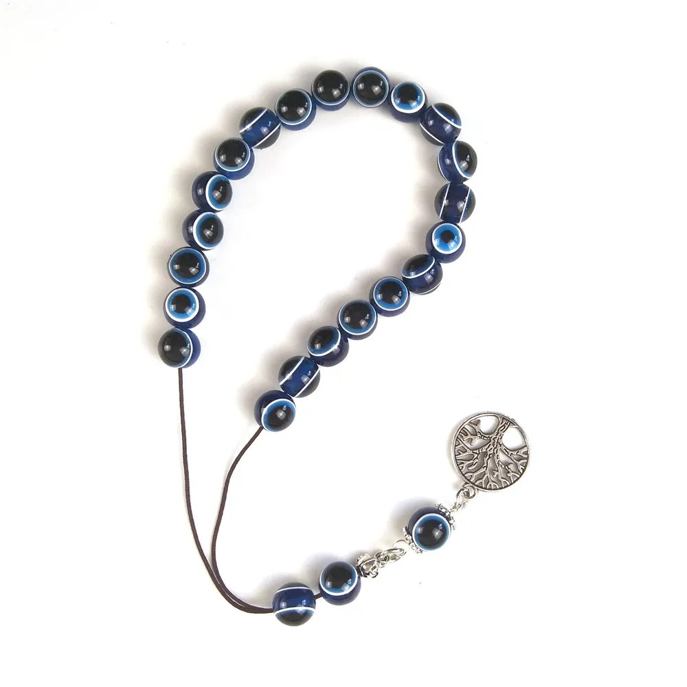 Бисер для молитв tasbih бисер 10 мм пластик Lucky Evil Eye ручная работа|Плетеные браслеты| |