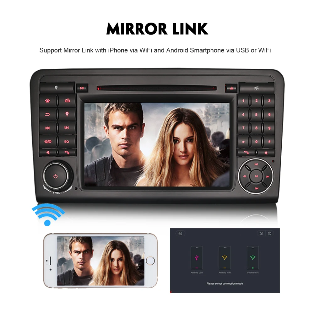 Автомобильный стерео проигрыватель Android 8 0 DAB + CD GPS SatNav OBD WiFi 4G радио RDS BT DVD SD