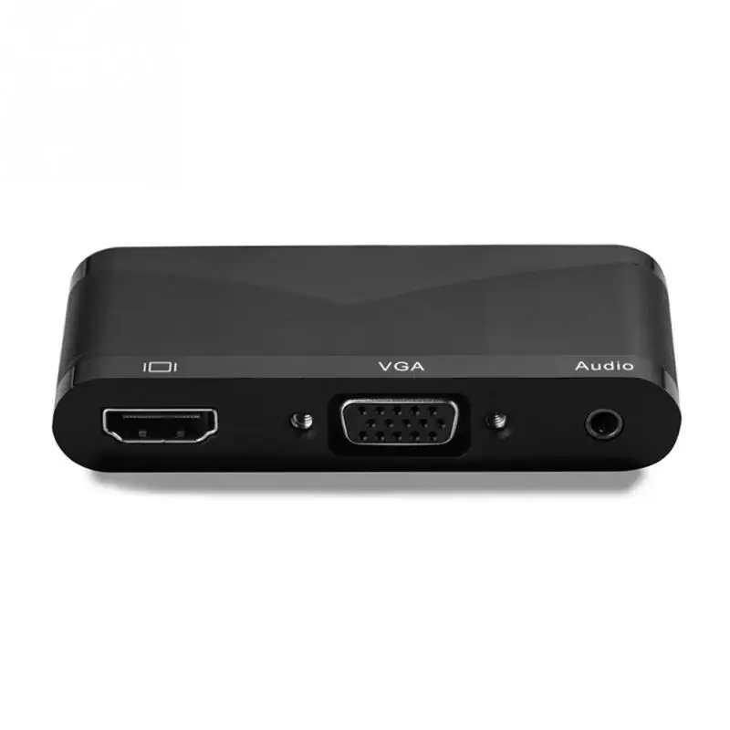 2018 распродажа новинок USB3.1 Тип C к HDMI VGA с аудио c HD линии адаптер|usb3.1 type-c|type-c hdmivga vga |