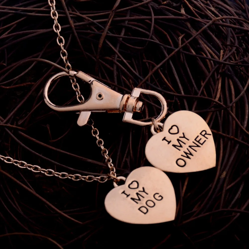 Новое поступление ожерелье с подвеской в виде сердца надписью I Love My Dog|necklace