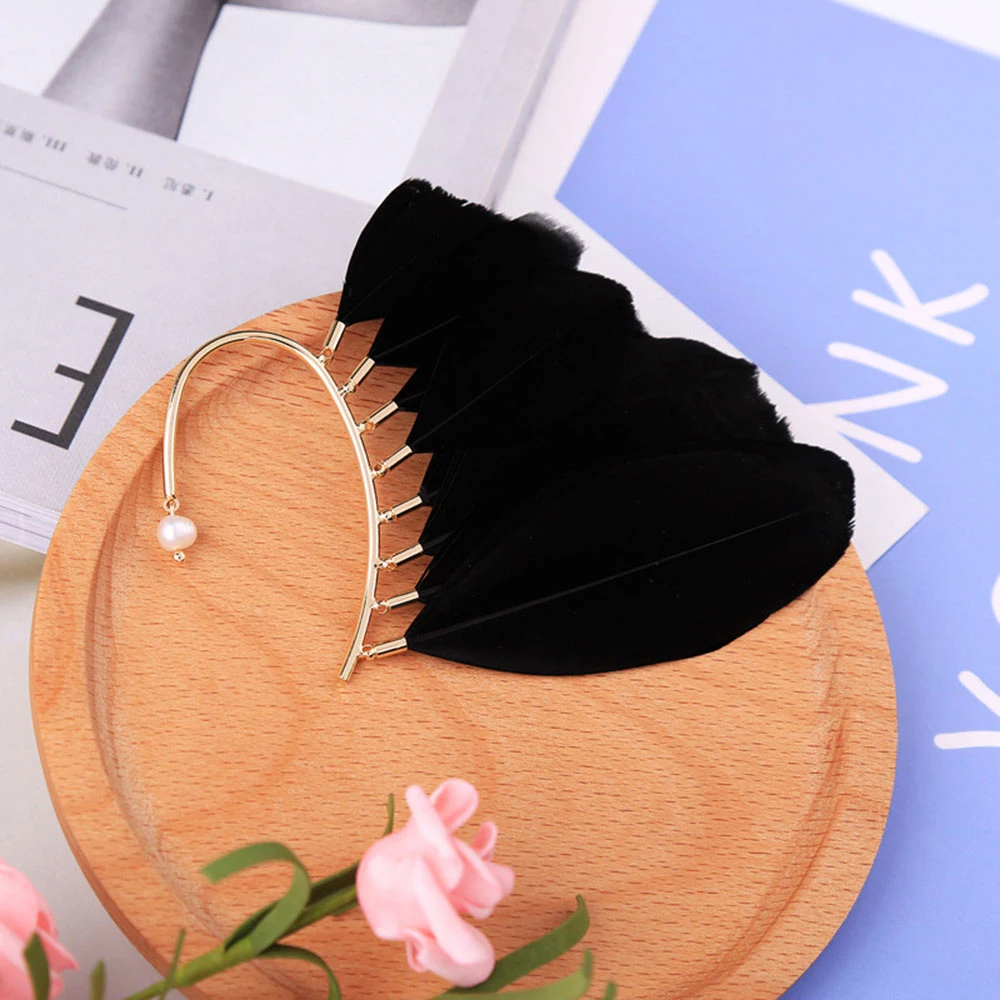 QOOKOO I одна деталь манжеты серьги без пирсинг со стразами бабочка зажимы для уха