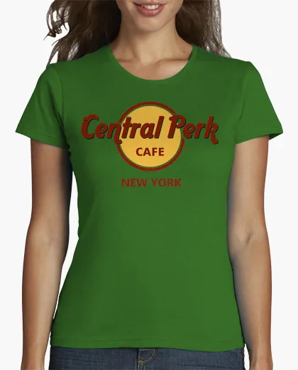 Весна лето Горячей Продажи футболки девушка короткий О шеи ДРУЗЕЙ ЦЕНТРАЛЬНАЯ