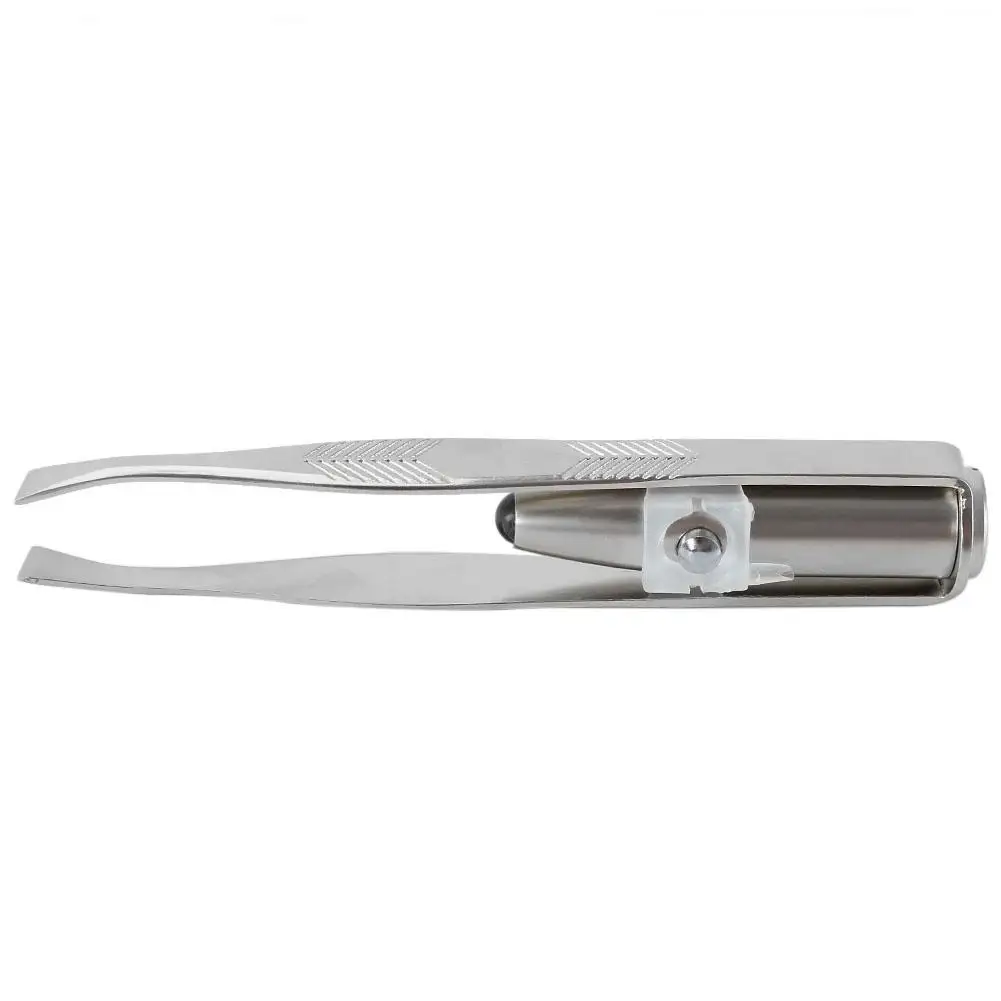 2 шт. пинцет для бровей из нержавеющей стали|eyebrow tweezers|hair removal tweezerled light tweezers |