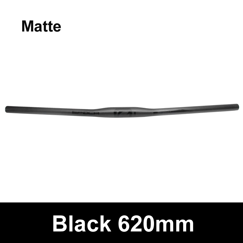 Flat 620mm Ullicyc MTB углеродный фрибер руль для велосипеда плоский или подъемный руль для горного велосипеда 31,8*580/600/620/640/660/680/700/720/740/ - Цвет: Flat 620mm