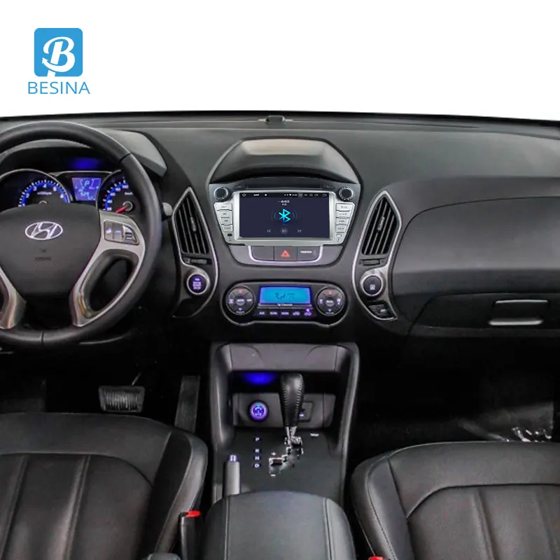 Besina Android 9,0 автомобильный dvd-плеер для hyundai IX35/TUCSON 2009- Мультимедиа gps Навигация стерео 2 Din автомагнитола wifi Аудио