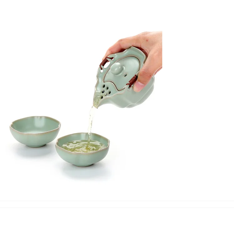 TANGPIN керамический чайник gaiwan чайные чашки портативный дорожный чайный набор с сумкой для путешествий