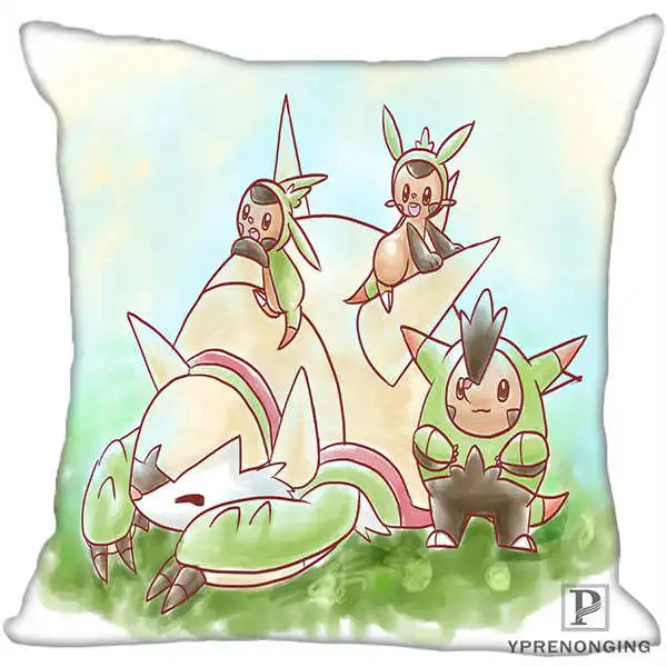 Square Pillowcases Заказная декоративная наволочка Pokemon Pikachu квадратная Наволочка на молнии(с одной стороны) 180522-16 - Цвет: Square Pillowcases