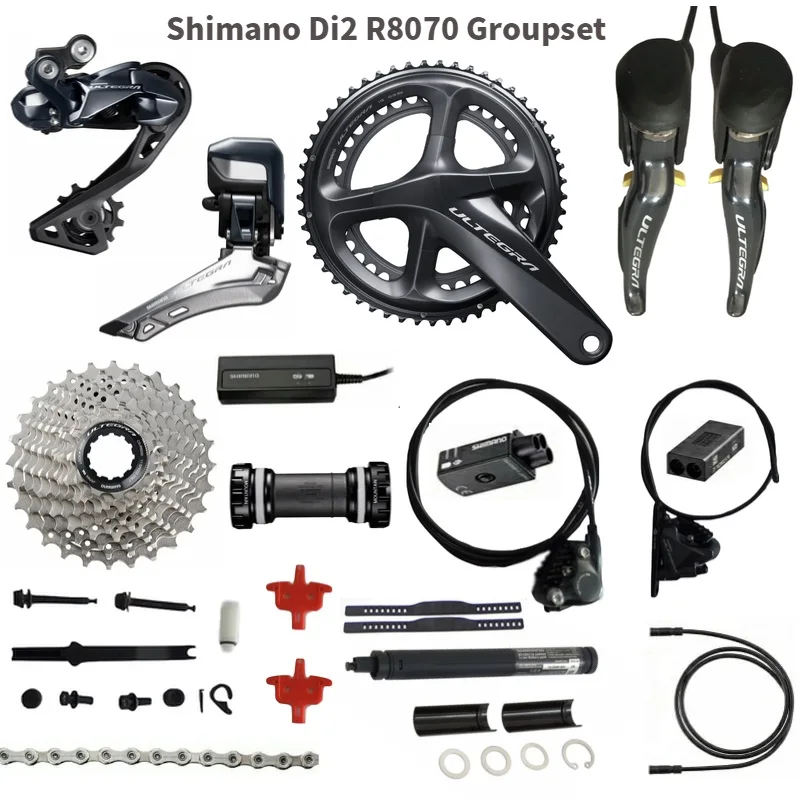 Переключатели shimano R8070 Di2 Groupset ULTEGRA гидравлический дисковый тормоз 170/172.5x5 0/34 52/36