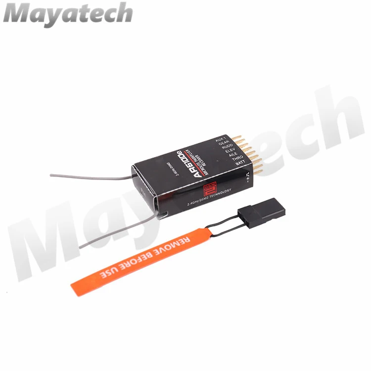 AR6100e 6 канальный приемник для SPEKTRUM DSM2 JR 2 4 ГГц Micro Aircraft вертолетный 4G проходный